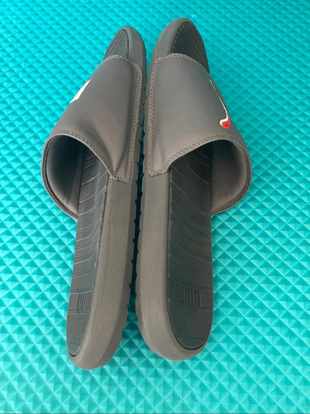 PUMA Mens Cool Cat Leap Slide Grey Sandals | 11